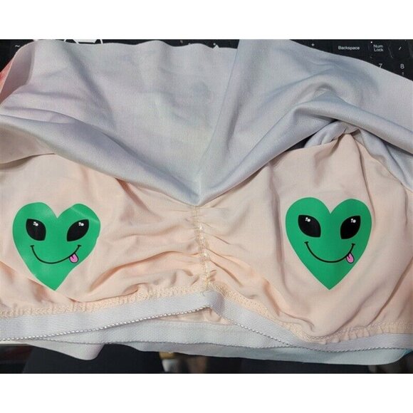 NWT Wildfox M Space Cadet Tankini Bikini Swim Top 121518 - Picture 3 of 4